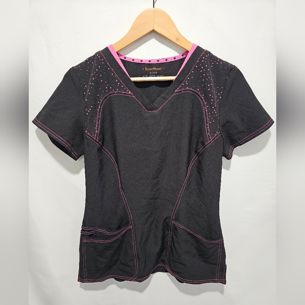 Heartsoul Scrub Top Size Small